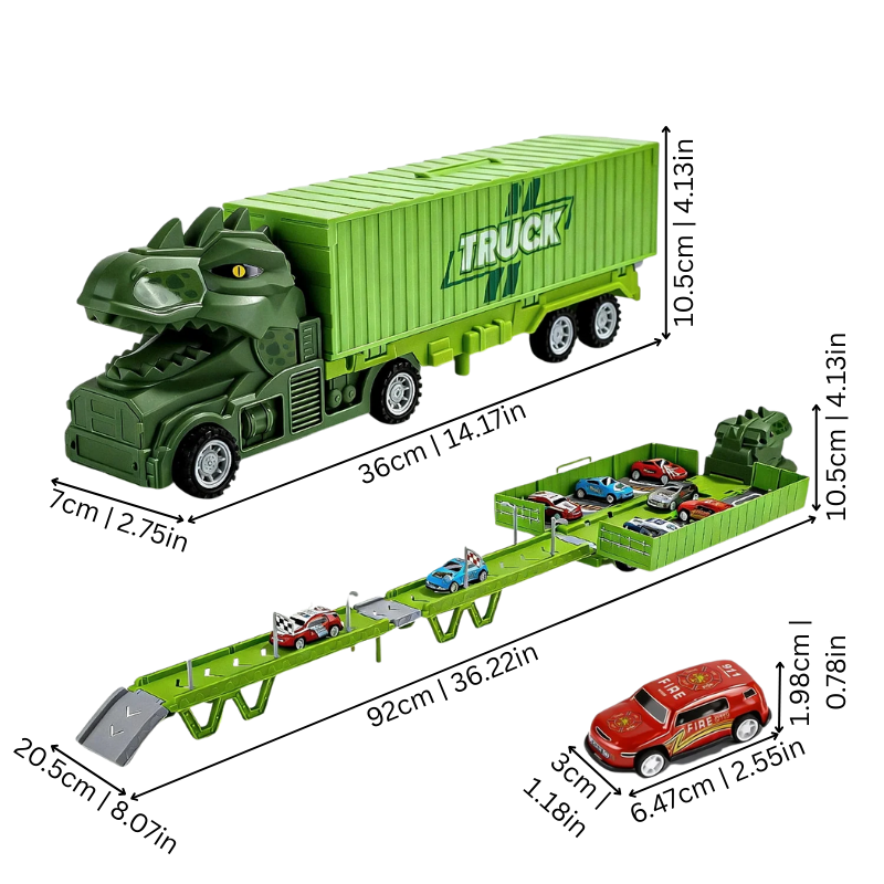 Dinovrachtwagen