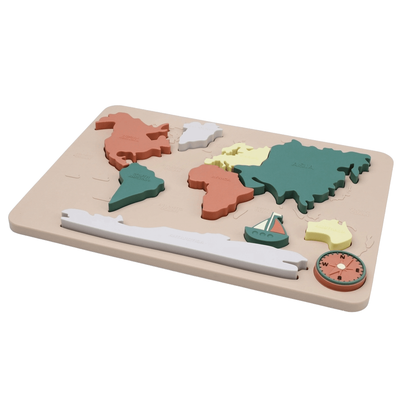 Wereldkaartpuzzel