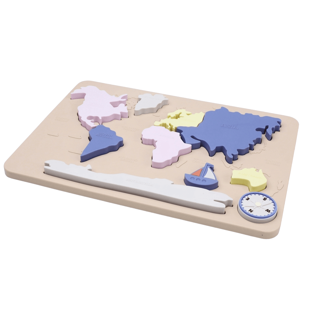 Wereldkaartpuzzel