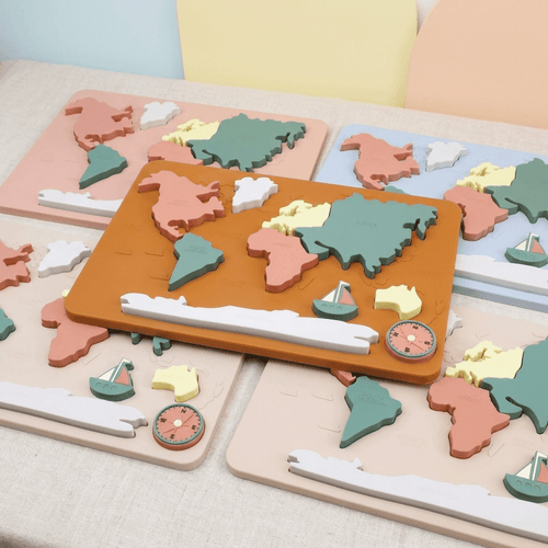 Wereldkaartpuzzel